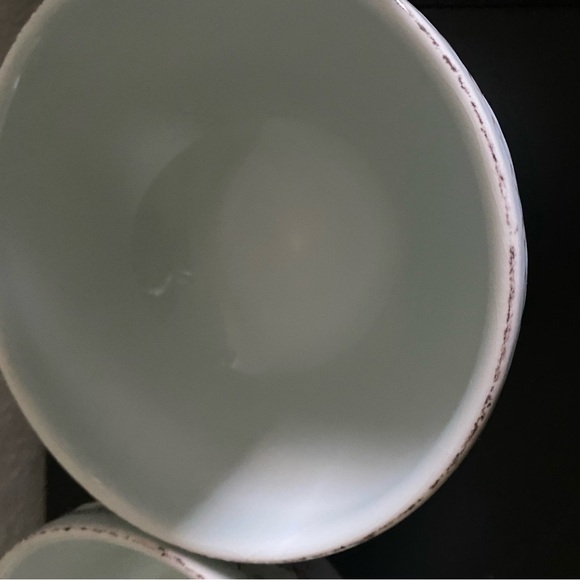 3 MATCERAMICA Portugal Discontinued Batalha Blue Ceramic Coupe Cereal Bowl 6”W - Picture 9 of 15